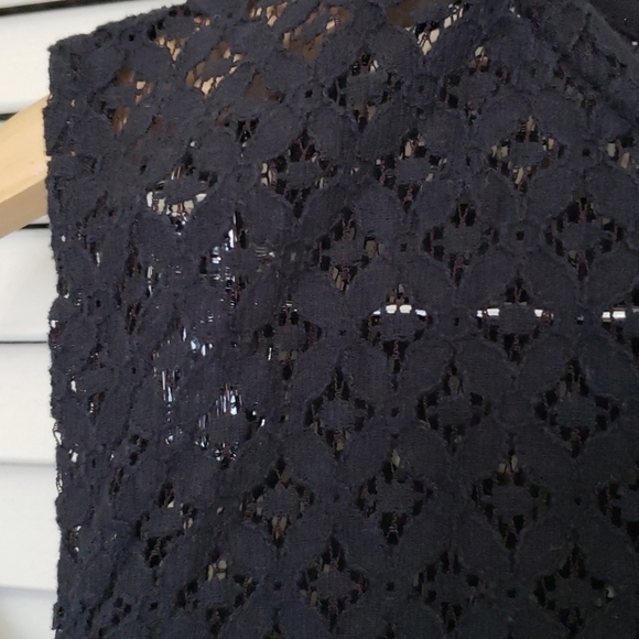 Jennifer & Grace Cold Shoulder Blouse, Black, 1X - Picture 3 of 9